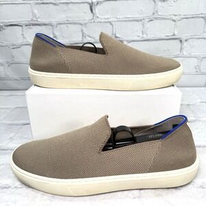 Rothy's The Original Slip On Sneakers Size 7.5 Latte Flat Washable Shoes